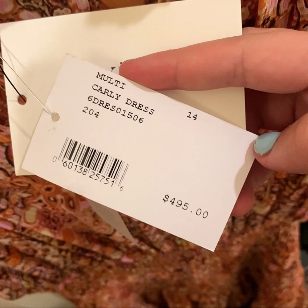 A.L.C Carly Silk Floral Print Mini Dress - Picture 12 of 13